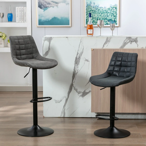 Lusso moderno classico regolabile girevole in pelle gialla sgabello <span class=keywords><strong>da</strong></span> Bar <span class=keywords><strong>sedie</strong></span> per la casa pranzo Hotel e mobili <span class=keywords><strong>da</strong></span> <span class=keywords><strong>cucina</strong></span> - Product Image 6