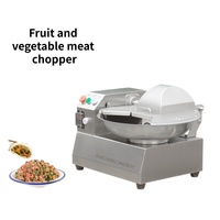 Commerciële hogesnelheidsmachine van roestvrij staal voor het automatisch snijden van vlees, groenten, dumplings, garnalen en pasta.