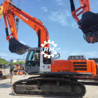 Excavatrice hydraulique d'occasion HITACHI ZX350-5G 35 tonnes pour fondations de bâtiments ZX330-5G ZX360-5G ZX350-3G Matériel d'excavation