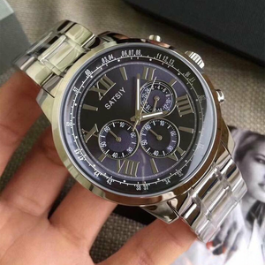 Reloj Deportivo Profesional de Negocios <span class=keywords><strong>para</strong></span> <span class=keywords><strong>Hombre</strong></span> <span class=keywords><strong>Guess</strong></span> W0379G1 de Alta Calidad, 100M WR, Esfera Grande de 45 mm, Cronógrafo de Acero Inoxidable, Correa de 20 mm - Product Image 5