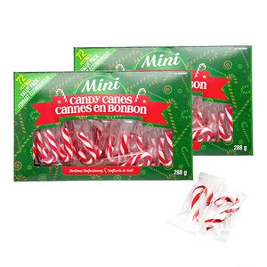 Wholesale Halal Christmas Fruity Flavour Hard <strong>Candy</strong> Sweets <strong>Mini</strong> Peppermint <strong>Candy</strong> <strong>Canes</strong> with Gift Box Packaging - Product Image 4