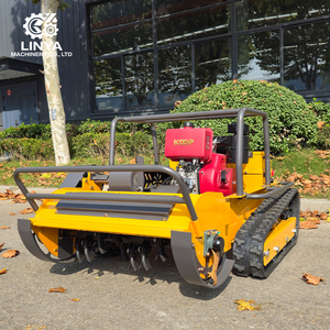 Tondeuse à gazon à chenilles automatique à essence 800 mm 4 temps avec télécommande sans fil durable - Product Image 4