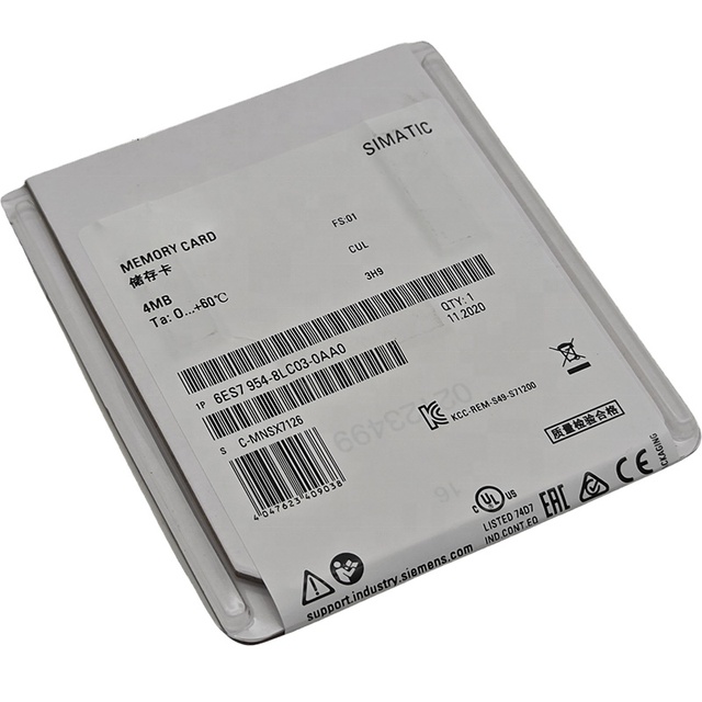 New Original 6ES7954-8LC03-0AA0 PLC Memory Card  S7 6ES7954 Series for S7-1x 00 CPU 4 MB