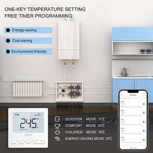 Fabricant chinois, <span class=keywords><strong>thermostat</strong></span> intelligent Wifi Tuya pour chauffage au sol électrique, <span class=keywords><strong>chaudière</strong></span> à <span class=keywords><strong>gaz</strong></span>, <span class=keywords><strong>thermostat</strong></span> LCD, OEM ODM pas cher - Product Image 3