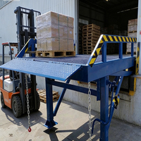 Ramp Pemuatan Bergerak 12T Ground to Dock, Tinggi 1.8m, untuk Kontainer Pengiriman