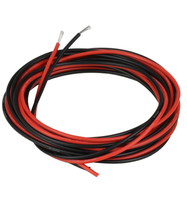 Conductor trenzado de alambre de cobre estañado con aislamiento de silicona supersuave de 18AWG para aplicaciones de calefacción Material de aislamiento de goma