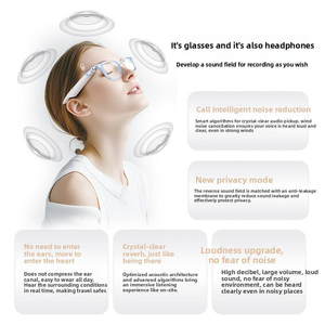 Lunettes Intelligentes IA Audio, Contrôle Tactile, Appels Mains Libres, Lecture Musicale, Modèle d'Exportation Transfrontalier - Product Image 4