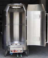 Rôtissoire de canard et de porc à gaz en acier inoxydable Apollo de haute qualité Équipement de cuisson commercial pleine hauteur pour les restaurants