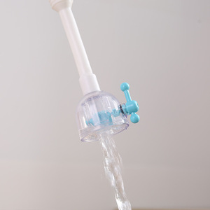 Aérateur de robinet économiseur d'eau avec design rotatif, buse anti-éclaboussures réglable pour évier de cuisine, bleu, rose, vert, matériau PP - Product Image 3