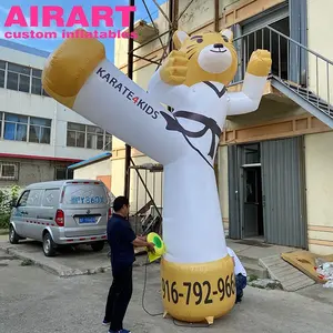 inflatable karate doll,Outdoor Advertising Customized Inflatable Taekwondo Man Cartoon Toys