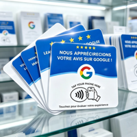 Étiquette numérique NFC NTAG213 en acrylique de 12 cm, 13,56 MHz, étanche, enregistrable et modifiable, pour menu numérique, panneau de table ou carte de menu pour restaurant