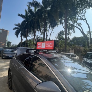 YAHAM YH-T3.22 2024 Display LED a Colori P2.5mm per Tetto Taxi/Auto, Doppio Lato, Design Ultra Sottile, Tecnologia OLED, Wireless - Product Image 2
