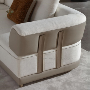 Canapé modulaire en tissu minimaliste moderne, multi-places en forme <span class=keywords><strong>de</strong></span> L, idéal pour les fêtes, villas <span class=keywords><strong>de</strong></span> luxe, clubs privés, salons. - Product Image 6