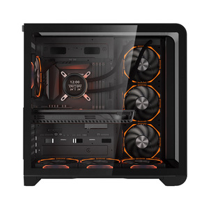 Herder thiết kế mới màu đen/trắng giữa tháp trường hợp máy tính OEM <span class=keywords><strong>ATX</strong></span> MATX ITX trường hợp game thủ cho chơi game pcs & Máy tính để bàn tình trạng Chứng Khoán - Product Image 5