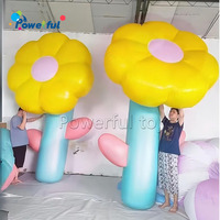 Modèles de fleurs gonflables personnalisées, ballon publicitaire gonflable, fleur géante gonflable pour scène de mariage