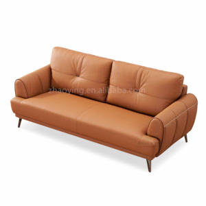 सामान्य आकार के उच्च गुणवत्ता वाले होटल कमरे के सोफे के साथ नरम आधा चमड़े के कवर की बिक्री के लिए - Product Image 4