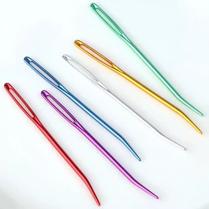 Jarum Benang Grosir dengan Mata Besar Bengkok untuk Menjahit Permadani, Menenun Wol, dan Menambal - Product Image 1