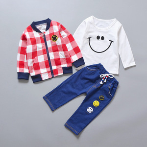 Conjunto de Ropa Deportiva para Niños de 3 Piezas, Camiseta de Manga Larga, Pantalones y Abrigo, para Primavera y Otoño, Gran Venta - Product Image 4