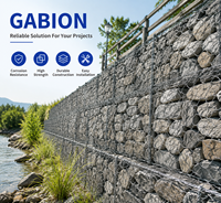 Malla de Gabión Hexagonal Tejida, Galvanizada en Caliente, de Acero, para Gestión de Ríos y Protección de Taludes, la Más Vendida, Suministrada por Fábrica