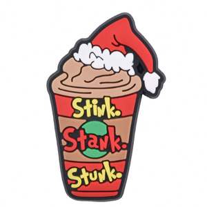 Gran oferta, abalorio de zapato de diseño navideño personalizado, bonitos abalorios de zuecos, abalorio de zapato de Navidad mexicano, goma para <span class=keywords><strong>zapatos</strong></span> - Product Image 5