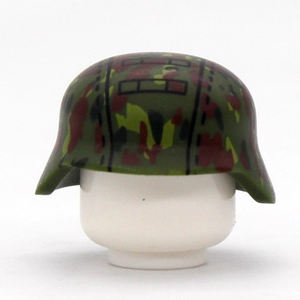 หมวกกันน็อคลายพรางทหารเยอรมัน WW2บล็อกตัวต่อขนาดเล็กทหารสำหรับสงครามฤดูหนาว - Product Image 5