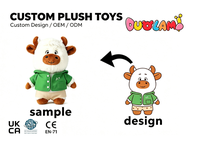 Peluche OEM de haute qualité en tissu doux pour enfants, idéale comme cadeau promotionnel d'entreprise