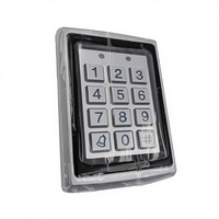 Système de contrôle d'accès biométrique Keysecu A7-D-EM avec clavier étanche, code, carte de proximité Wiegand 26 et fréquence 125 kHz