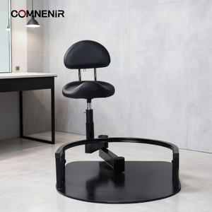 Döner özelliği ile ergonomik paslanmaz çelik berber koltuğu yüksekliği ayarlanabilir ticari <span class=keywords><strong>Salon</strong></span> mobilya berberler kullanın - Product Image 6