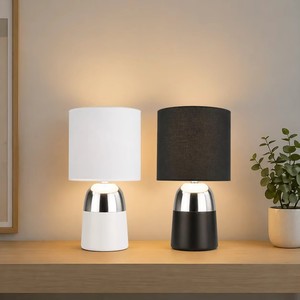 Lampe LED d'ambiance sans fil en maille, 4 vitesses, contrôle tactile, lumière chaude à intensité variable, éclairage décoratif intérieur - Product Image 2