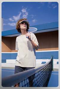 เสื้อยืดผ้าฝ้ายโอเวอร์ไซส์สำหรับผู้ชายเสื้อยืดโอเวอร์ไซส์แบบกำหนดเองเสื้อยืด2025ทรงหลวมโอเวอร์ไซส์ - Product Image 5