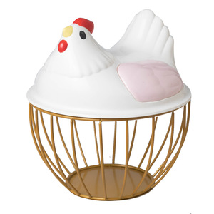 Panier de rangement pour œufs en forme de poulet personnalisé, en PP, empilable, pour la conservation de la fraîcheur en cuisine, design mignon pour le stockage des aliments - Product Image 5