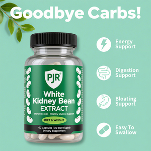 OEM Vegan Weight Management Mejora el movimiento intestinal White Kidney Bean Extract Cápsulas adelgazantes Cápsulas para perder peso - Product Image 4