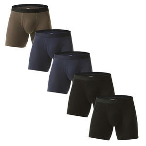 Ingrosso Boxer classici da <span class=keywords><strong>uomo</strong></span> biancheria intima Shorts in maglia traspirante traspirante in cotone <span class=keywords><strong>Culotte</strong></span> Boxer slip da <span class=keywords><strong>uomo</strong></span> - Product Image 4