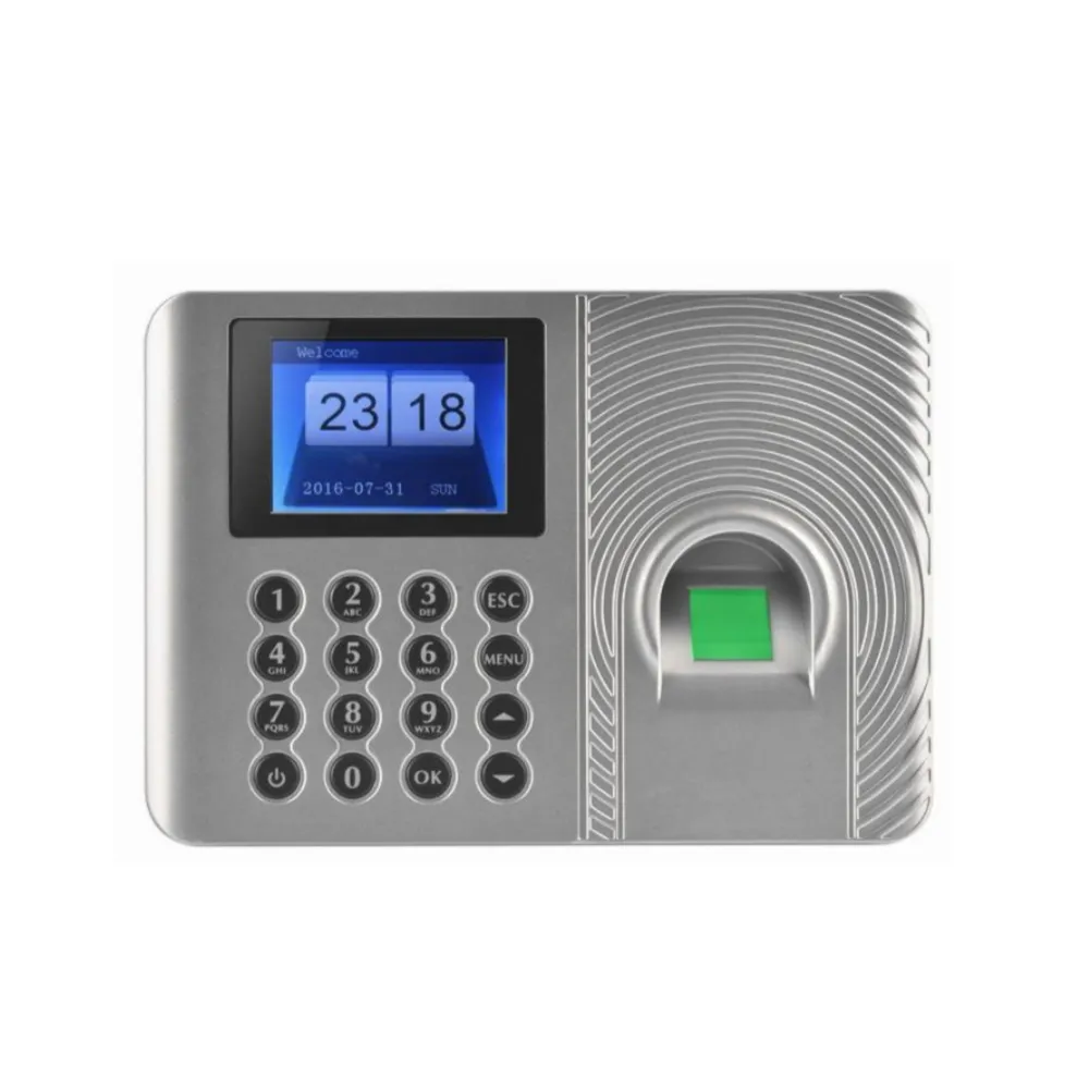 Preço de fábrica Biometric Time Recording máquinas relógio dentro e fora máquina para funcionários escritório pessoal atendimento gestão