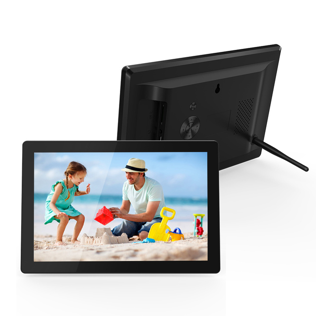 2021 New 10'' Digital Photo Frame with WiFi and Clock WiFi Digital Picture Frame That Plays Video New Year's Gift Idea