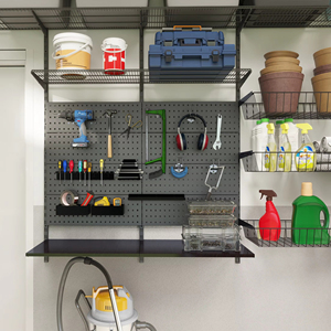 Kim loại treo tường kệ lưu trữ tường lưu trữ kệ cho văn phòng nhà nổi kệ lưu trữ cho phòng đựng thức ăn DIY kệ sách với bàn - Product Image 5