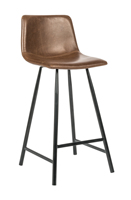 Chaises de bar et tabourets de comptoir hauts en velours et cuir, style nordique de luxe moderne, pour salle à manger, extérieur, centre commercial, restaurant - Vente en gros