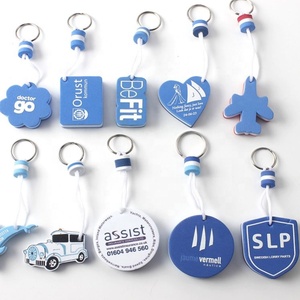 Vente en gros de porte-clés EVA en mousse porte-clés flottant/porte-clés flottant écologique en plastique porte-clés EVA souple - Product Image 1