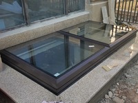 Tragaluces automáticos Techo retráctil de doble vidrio Ventanas Traducción plegable inteligente Techo solar