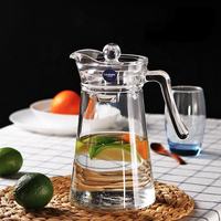 Luminarc Vente en gros Théière en verre Bouilloire Collection Théière marocaine Fontaine avec tasses