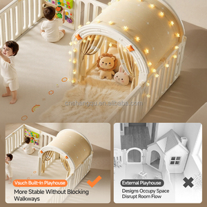 Barrera de Seguridad Infantil Multimódulo VSUCH, Corralito de Plástico <span class=keywords><strong>para</strong></span> Niños, Estilo Europeo, Certificado EN716, Corralito Personalizable <span class=keywords><strong>para</strong></span> Bebés - Product Image 3