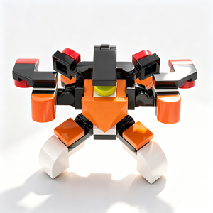 DIY Building Blocks Robot 4‑Legged Swift Soldier Mecha Building Block Transforming Bricks Toy for Kids Assembly <b>Model</b> <b>Kit</b> - Product Image 1