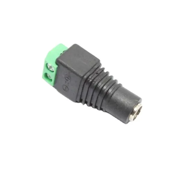 High quality Male and female 2.1 x 5.5mm 12V DC power plug jack adapter connectors for CCTV
