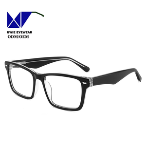 Gafas Graduadas Unisex al por Mayor, Estilo Clásico, Lentes Rojos Transparentes, Montura Completa, OEM/ODM, Talla 54-18-145, Modelo UWIE210 - Product Image 5
