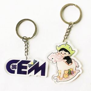 Wholesale Acrylic Keychain Maker <b>Custom</b> Printed Clear Logo <b>Key</b> Chains for Gifts - Product Image 5