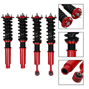 Kit de suspension à ressorts amortisseurs réglables Xuzhong pour Honda Accord 03-07 en alliage d'aluminium rouge - Product Image 5