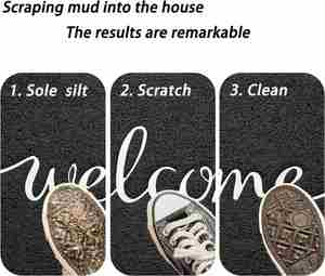 Custom PVC Mat with Logo Design Spaghetti Welcome Coil Mat Outdoor Non Slip Rubber Heavy Weight Entrance Floor Door Mat - Product Image 4