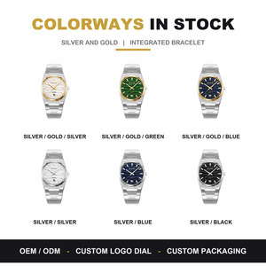Nuevo Modelo de Reloj de Lujo con Logotipo Personalizado, Reloj de Cuarzo para Hombre, Acero Inoxidable de Alta Calidad, Resistente al Agua, Venta al por Mayor Transfronteriza - Product Image 2
