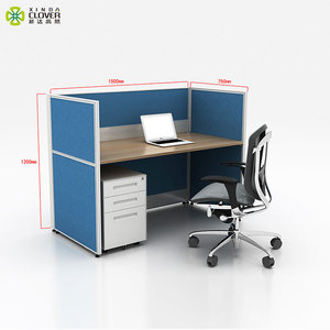 Bàn Văn Phòng Vách Ngăn Bằng Nhôm Tủ Máy Trạm Gọi Cho 1 <span class=keywords><strong>2</strong></span> 4 6 8 Người - Product Image 6