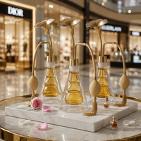 Nouvelle conception créative – Flacon testeur double couche en laiton en forme de gourde pour huiles essentielles, café, SPA et parfums – Idéal pour la beauté
